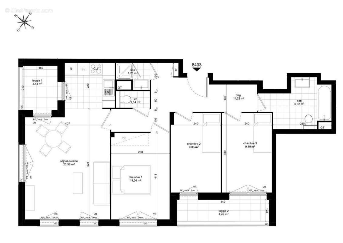 Appartement à MASSY