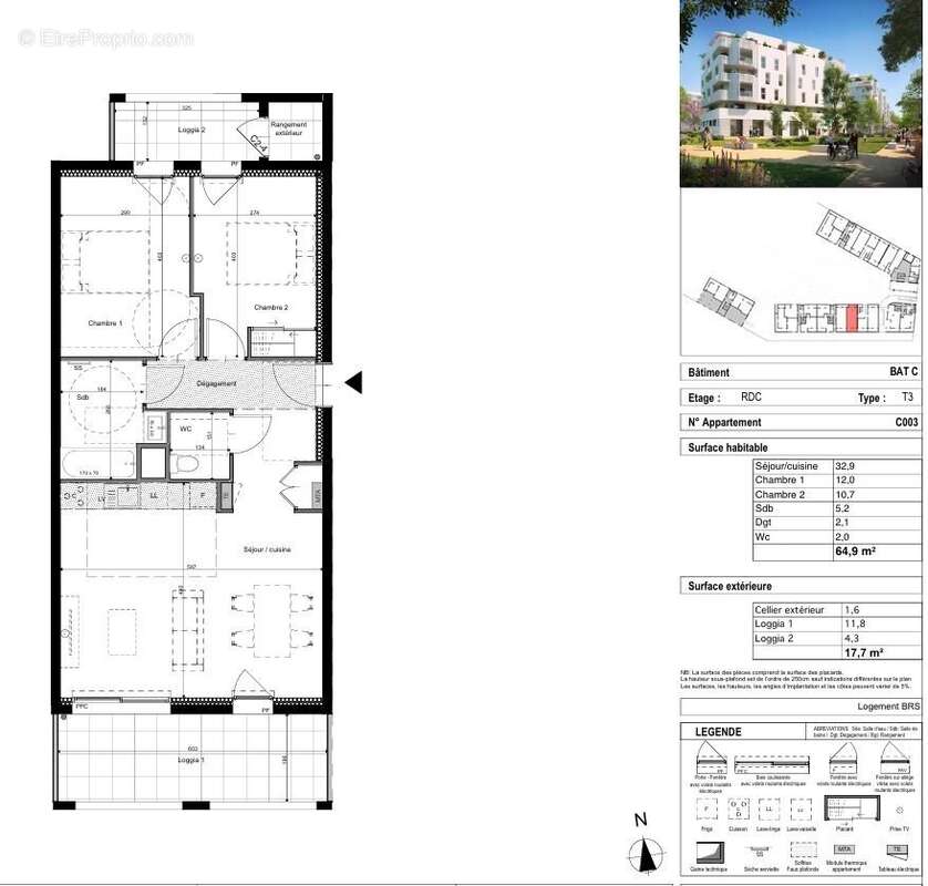 Appartement à CASTELNAU-LE-LEZ
