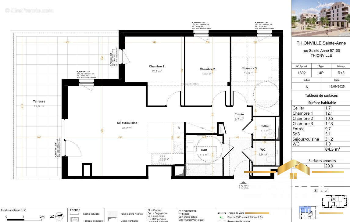 Appartement à THIONVILLE