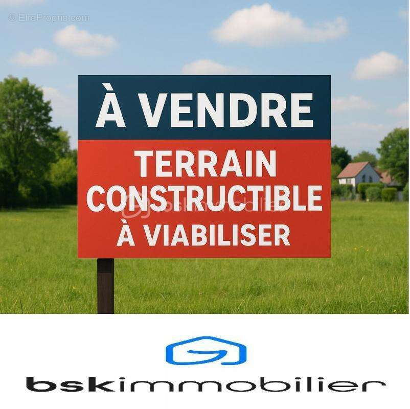 À vendre – terrain constructible à viabiliser de 620 m² - photo 3