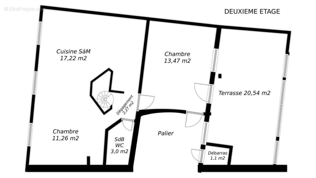 Appartement à PARIS-18E