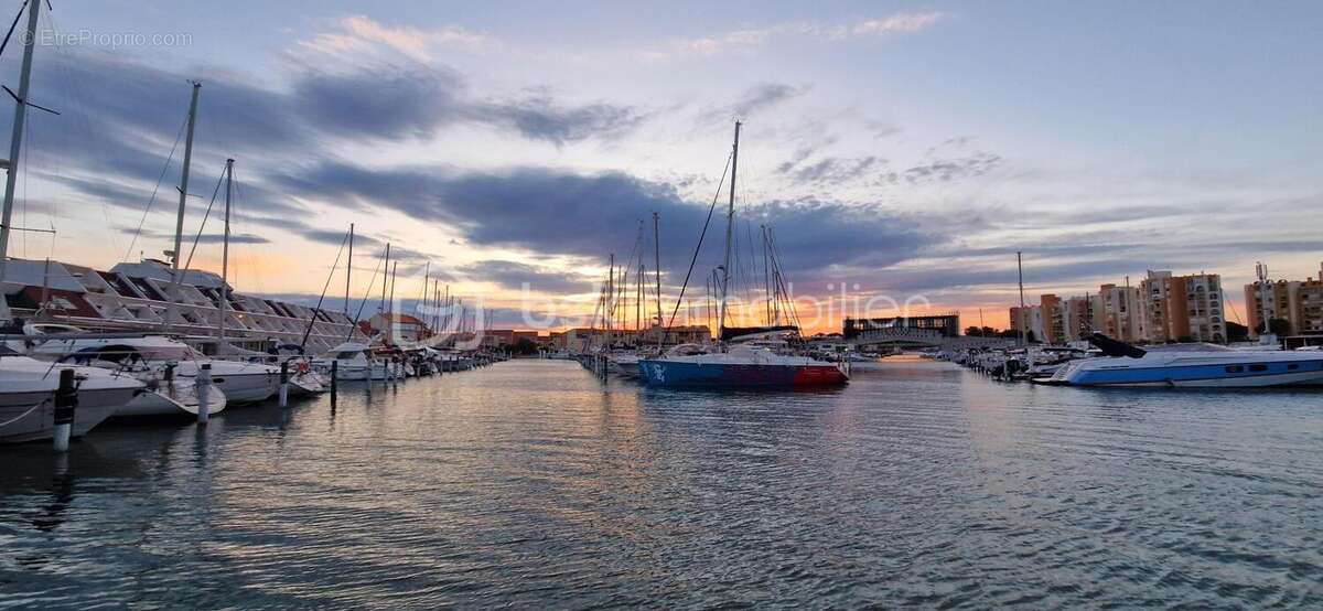 Carnon port-vente grand studio avec vue degagee- ideal investisseur - photo 15