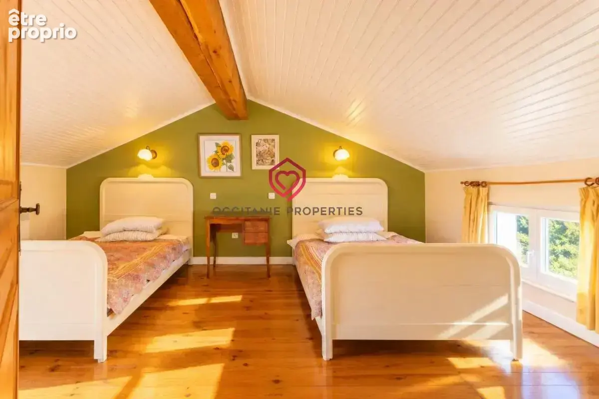 Maison de caractère avec 6 chambres, piscine et vue dégagée sur les Pyrénées - photo 28