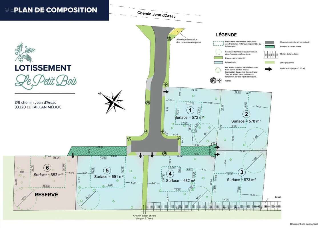 Terrain à LE TAILLAN-MEDOC