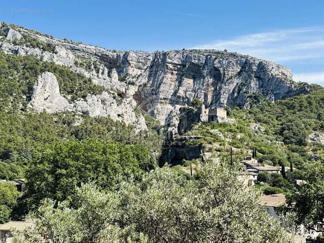 Fontaine-de-Vaucluse, maison atypique de 65 m² avec vue imprenable sur le château et les Monts de Vaucluse - photo 2