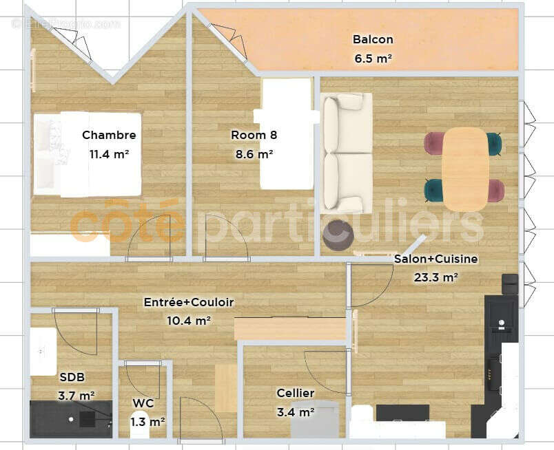 Appartement à SAINT-GERMAIN-EN-LAYE