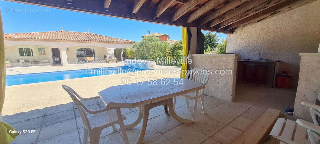 Villa de 120m²+veranda de 15m², grand garage 73m², piscine/pool à house sur 1033 m² de terrain - photo 15