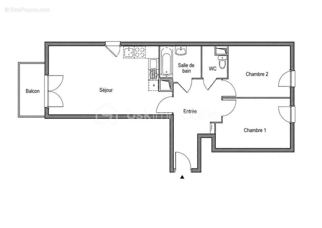 Appartement 3 pièces - 58m² -  Évry-Courcouronnes – Quartier du Canal - photo 7