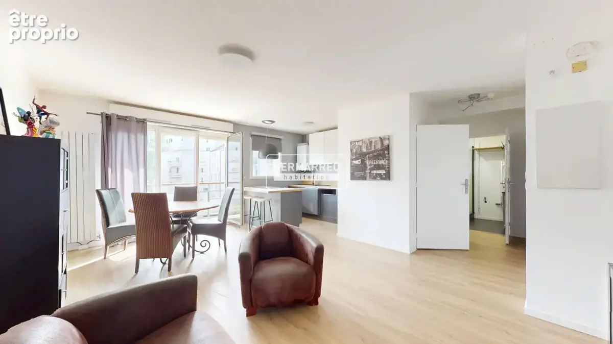 NANTES - T2 avec balcon et parking en sous-sol - 47m² - photo 6