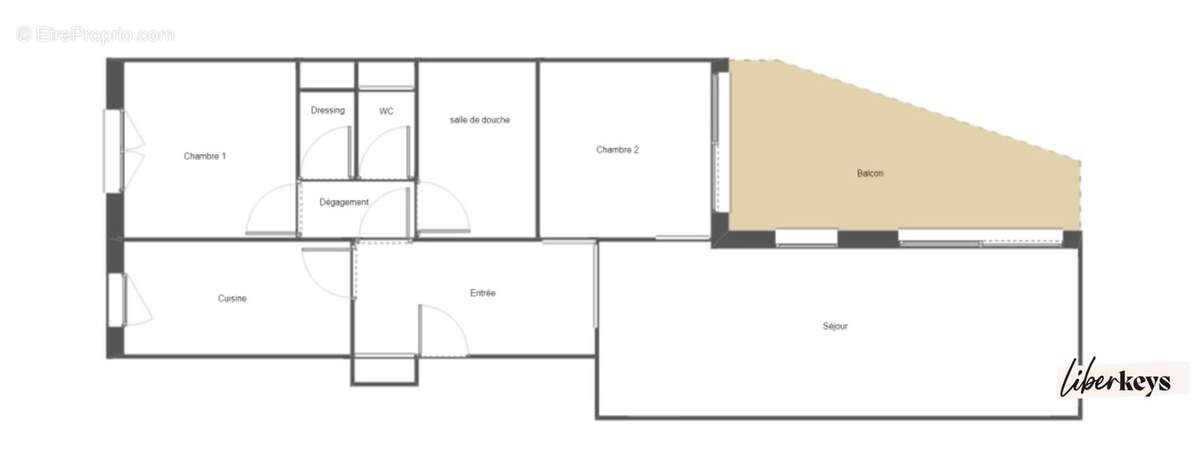 Appartement à PARIS-15E