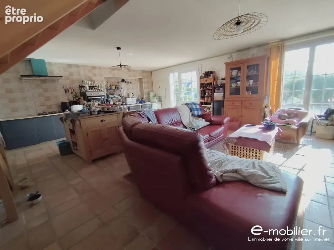 Pièce à vivre / Salon - Maison à GROIX