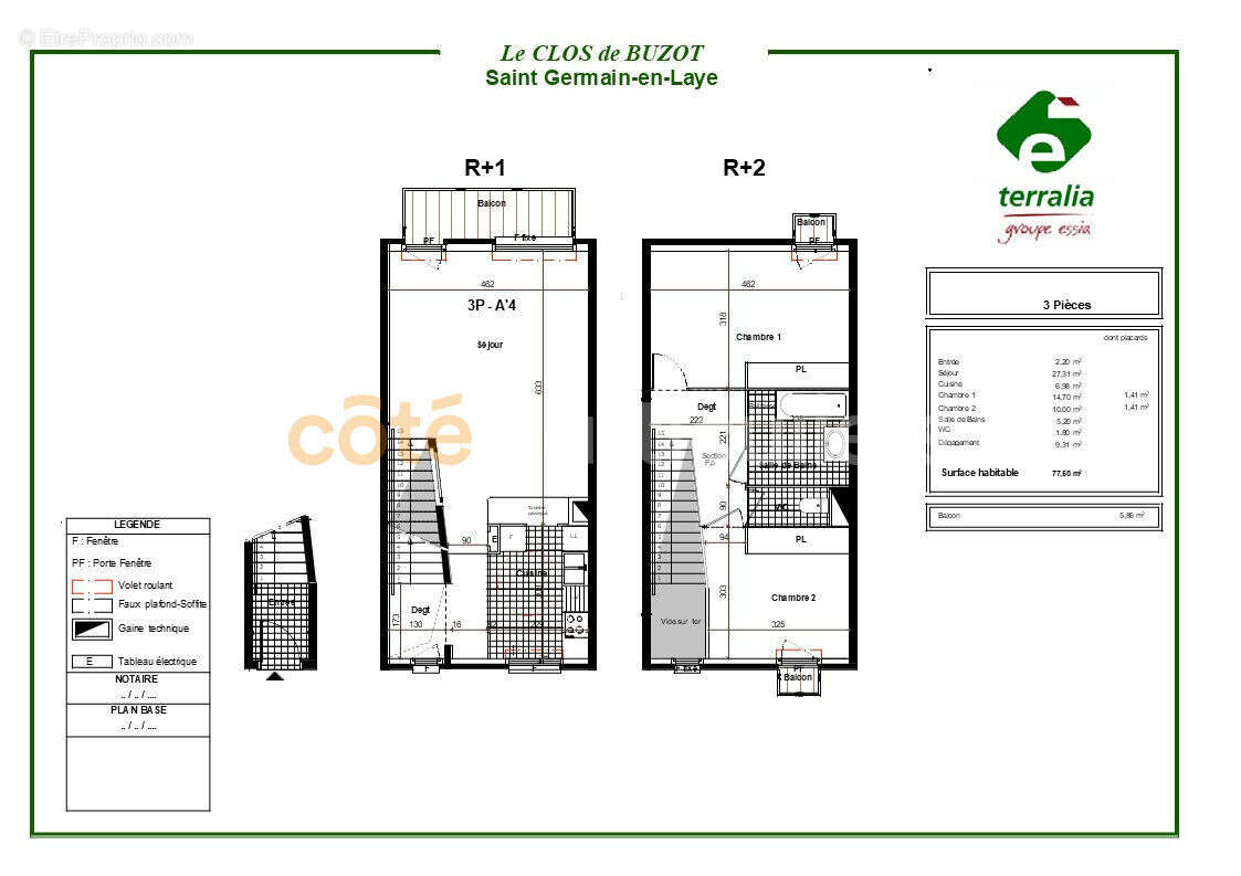 Appartement à SAINT-GERMAIN-EN-LAYE