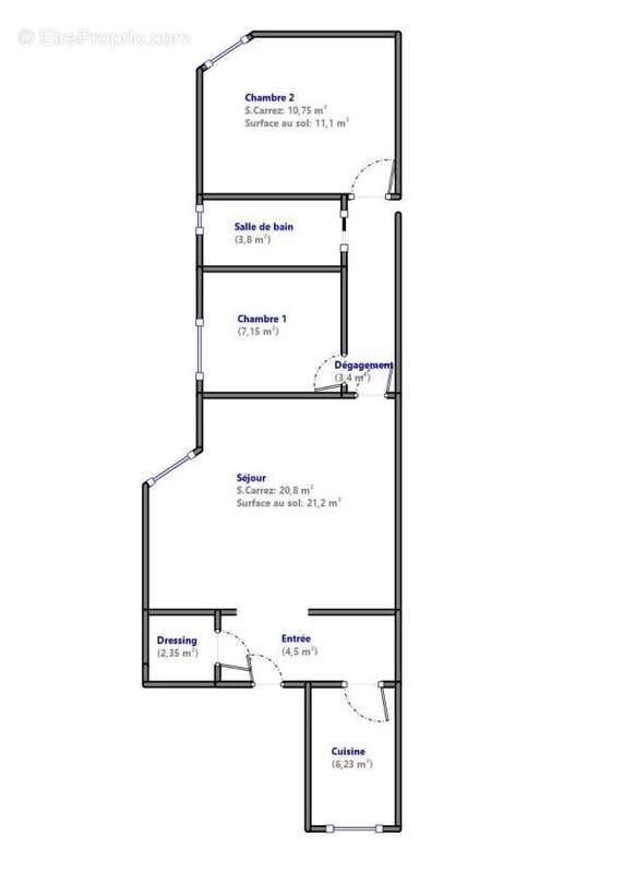 Appartement à CLICHY