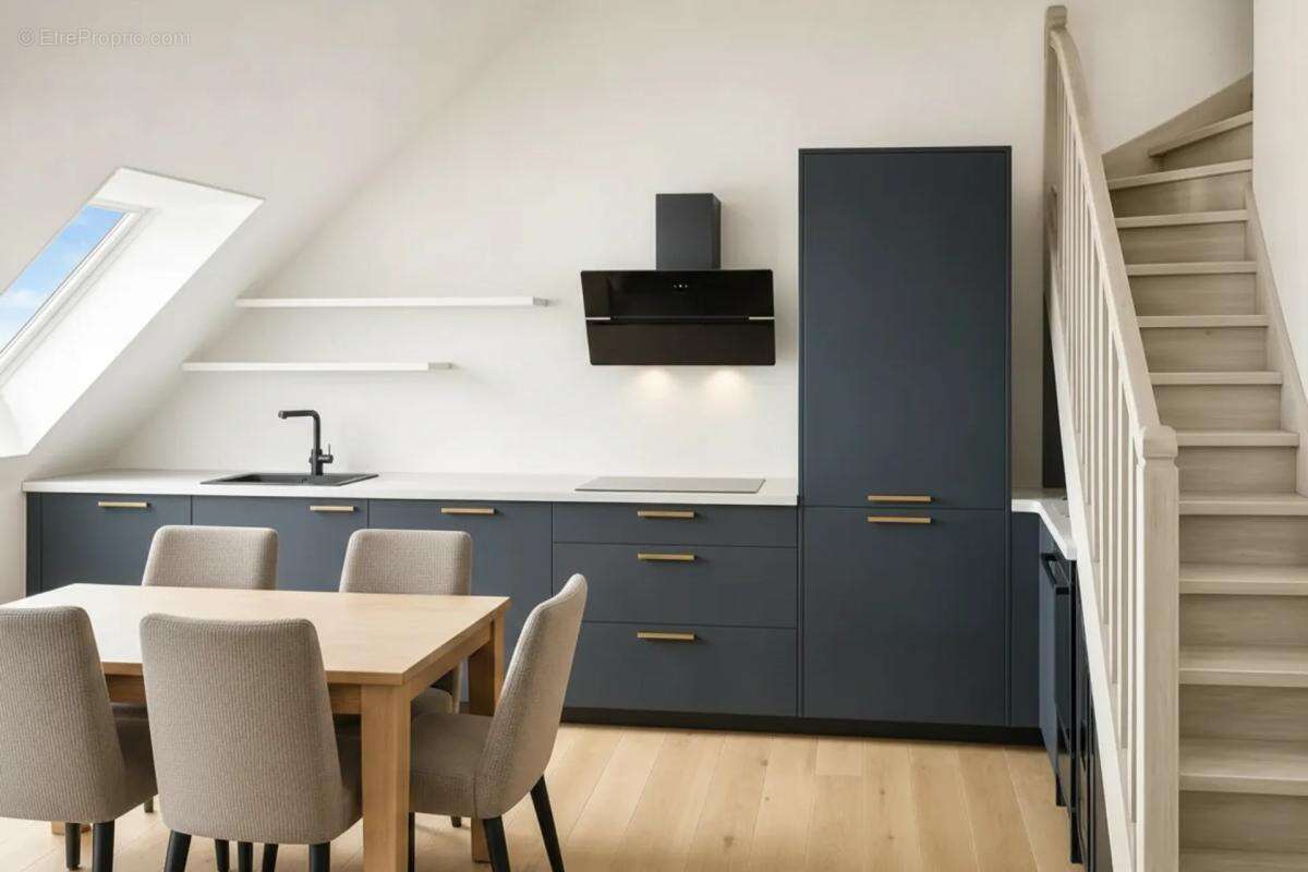 T2 duplex de 40 m²piece de vie + suite 15m2 a  Thonon-les-Bains - photo 2