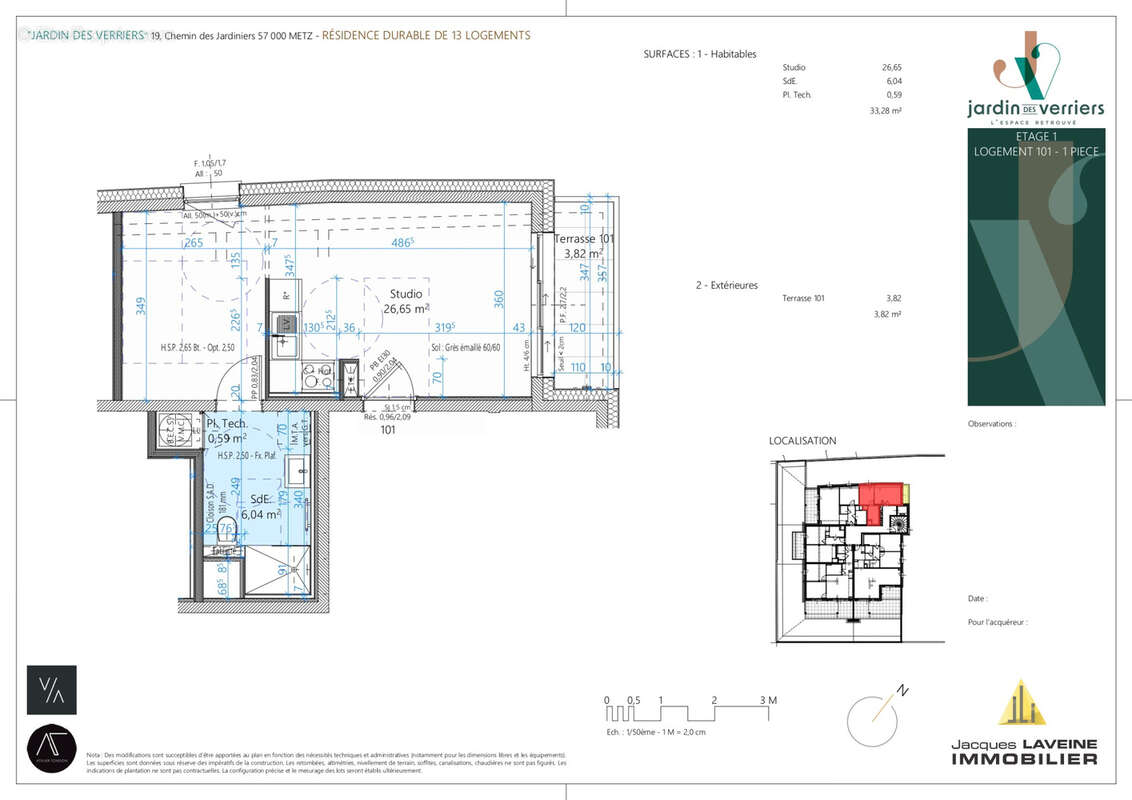 Metz-sablon appartement 1 pieces bis programme neuf - photo 3