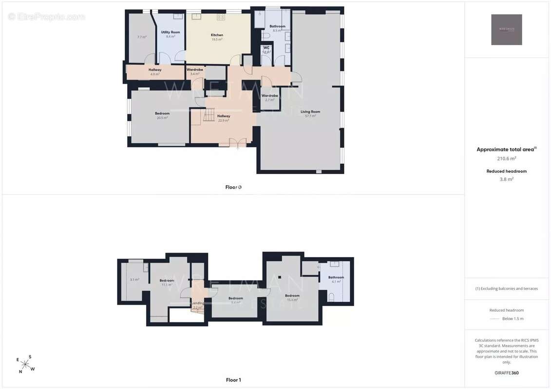 Spacieux appartement de 6 pièces au dernier étage – Nice Carabacel - photo 27