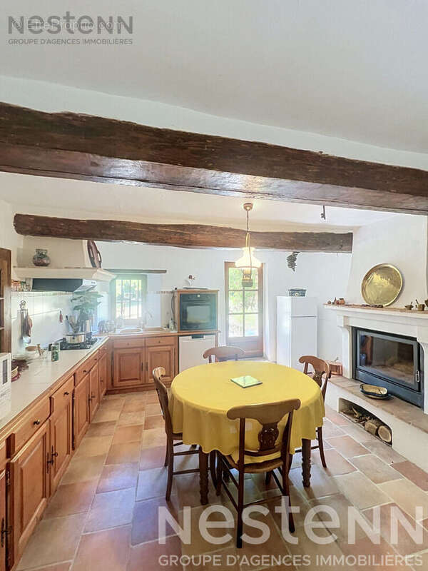 Authentique mas cévenole en pierre avec gîte, terrain plat et 2,5 ha de forêt à 15 min d'Anduze - photo 3