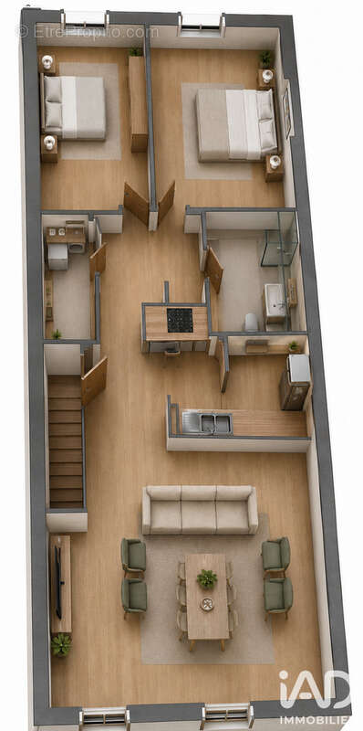 Appartement 79 m² à Noveant-Sur-Moselle  - photo 2