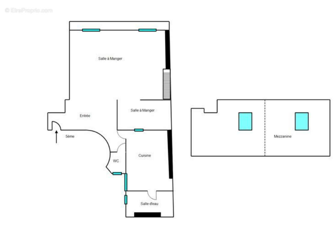 Appartement à PARIS-17E