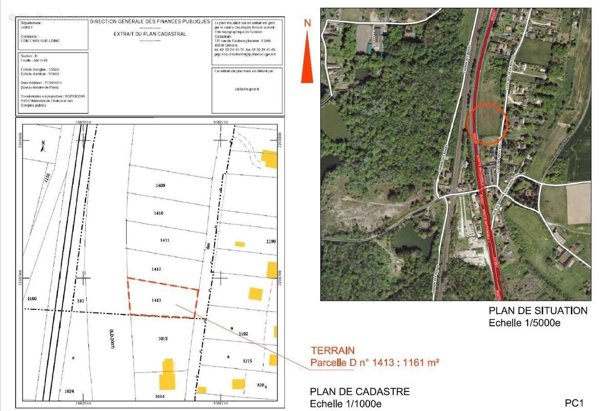 Terrain à FERRIERES-EN-GATINAIS