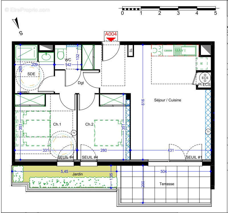 Appartement à VIC-LA-GARDIOLE