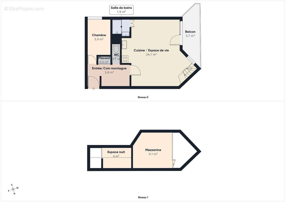 Haute Savoie (74), à vendre SAMOENS - Domaine skiable Grand Massif - Appartement T2 bis + 2 mezzanines - photo 11