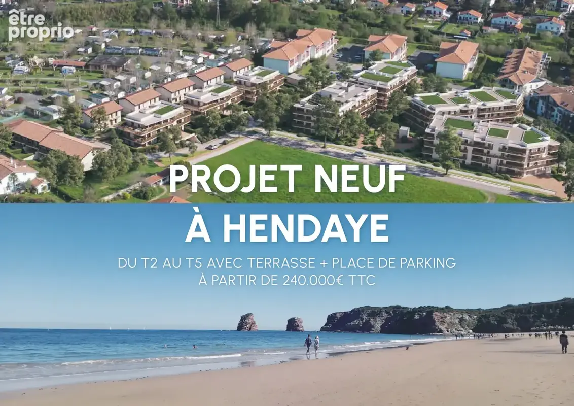 T4 Neuf CLIMATISÉ  avec grande Terrasse, 2 places de Parking attitrées et grande Cave à Hendaye Plage(64) - photo 6