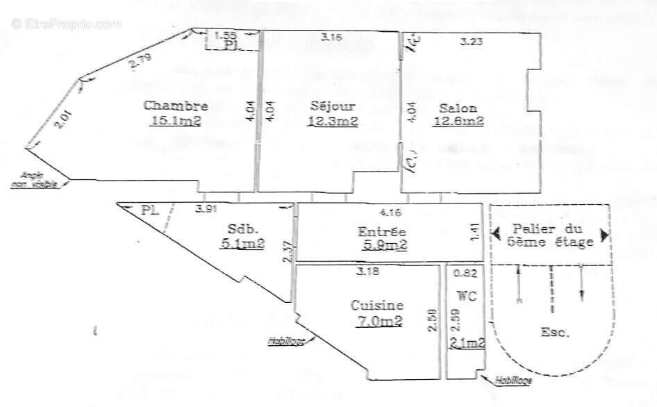 Appartement à PARIS-14E