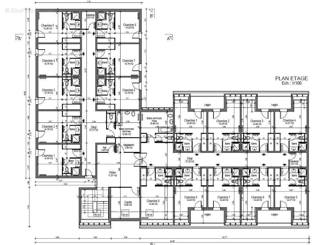À vendre immeuble de 760 m2 à Loches - photo 4