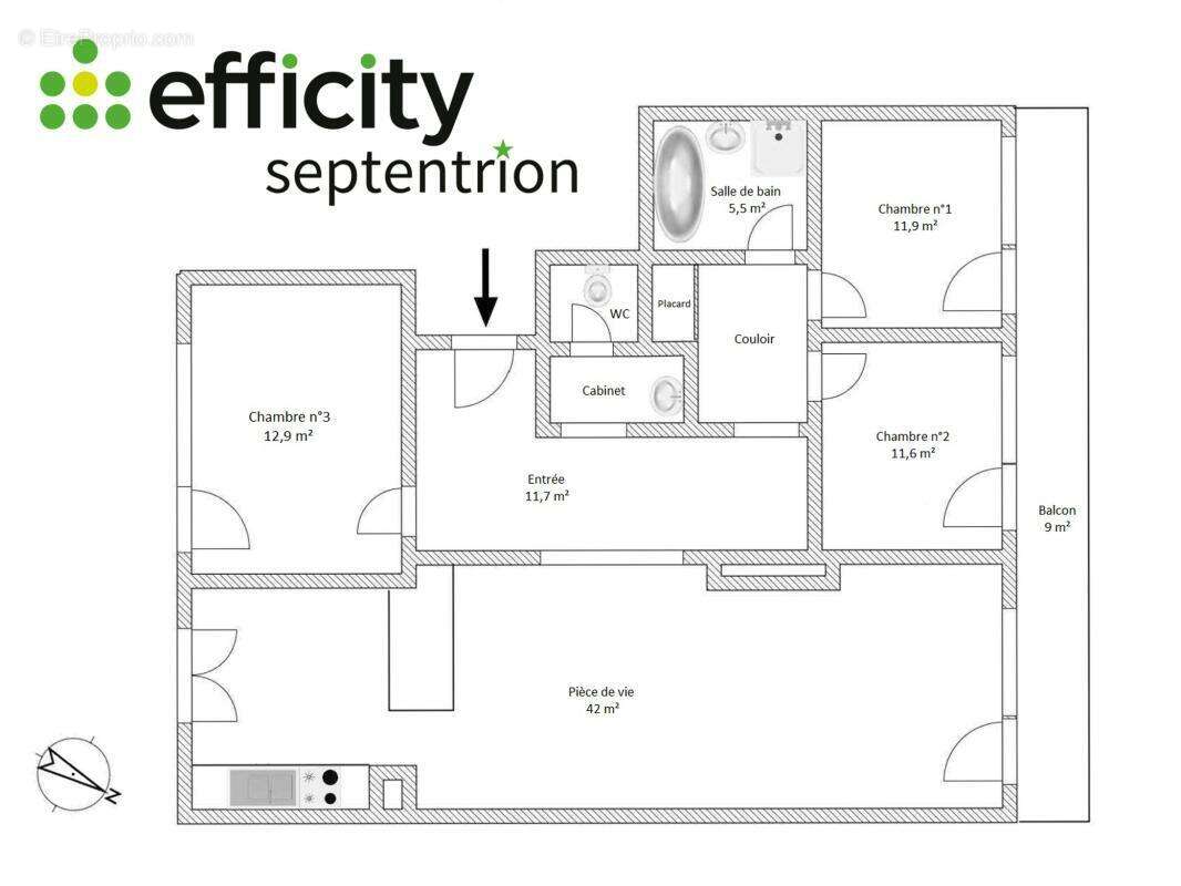 Appartement à LILLE