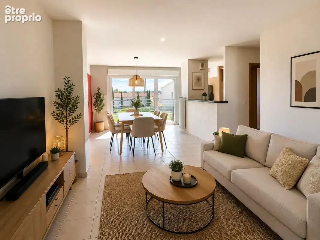 Appartement traversant T5 avec terrasse et 3 parkings - photo 3