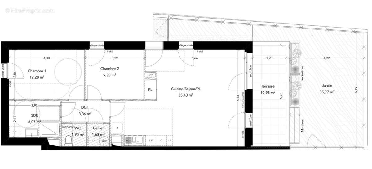 Appartement à PAIMPOL