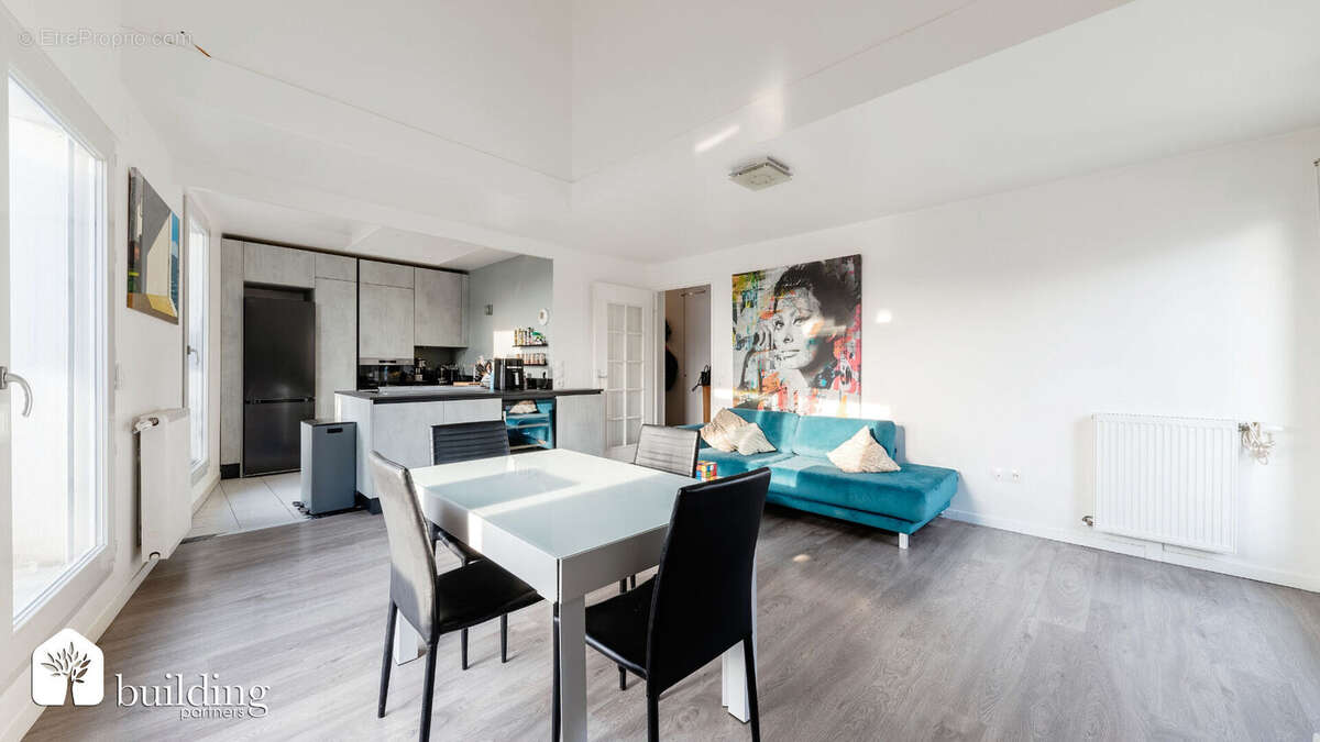 Asnières-sur-Seine Les Hauts d'Asnières - Duplex 5 pièces de 106,40 m² avec terrasse de 43,6 m² - photo 8
