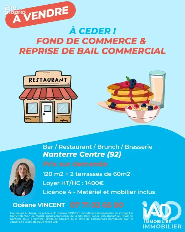 Photo 1 - Commerce à NANTERRE