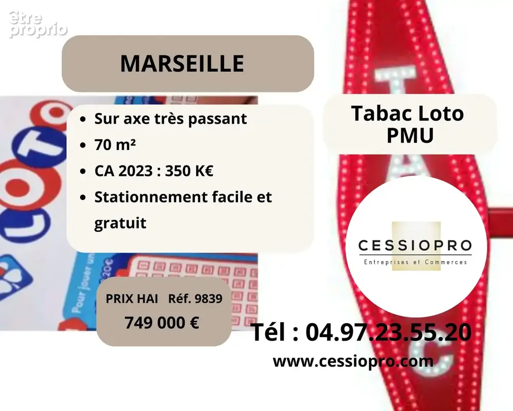 Commerce à MARSEILLE-10E