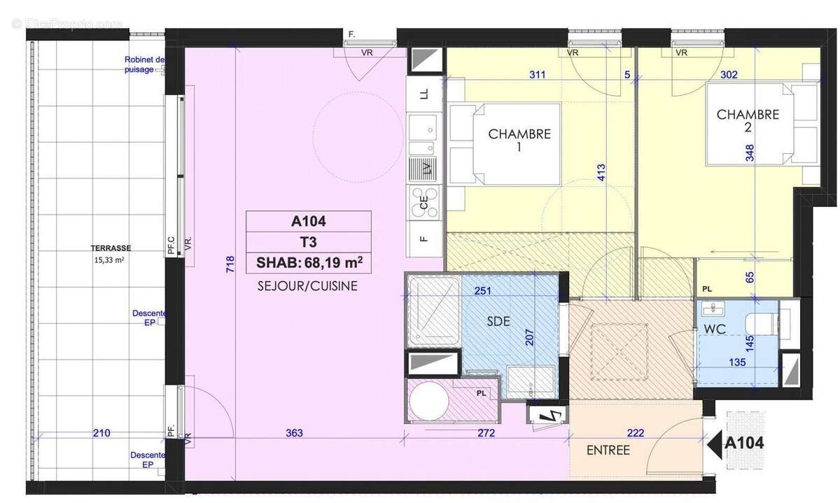 Appartement à FREJUS