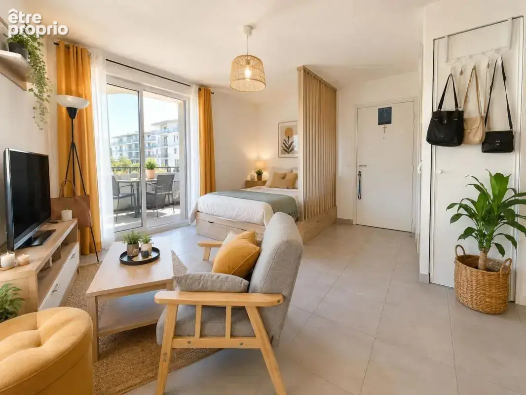  EXCLUSIVITÉ – Grand studio avec très grande terrasse, parking en sous-sol et résidence récente  - photo 3
