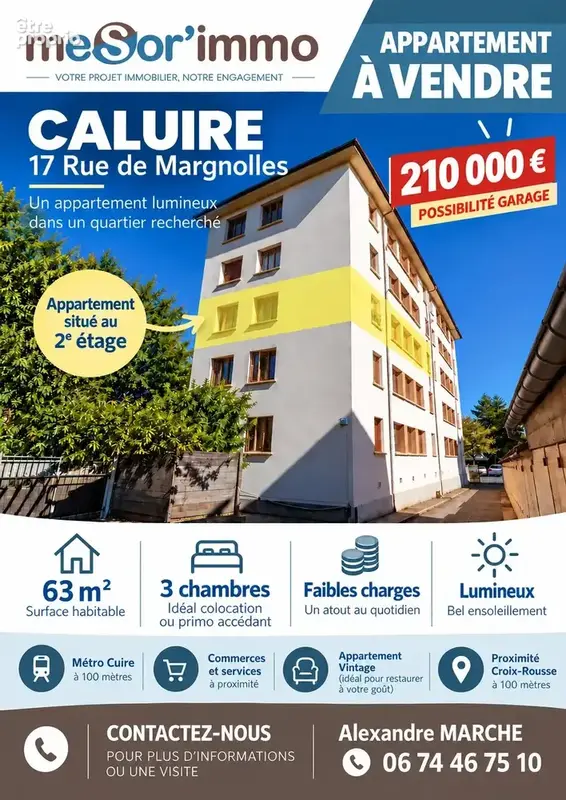 Appartement à CALUIRE-ET-CUIRE