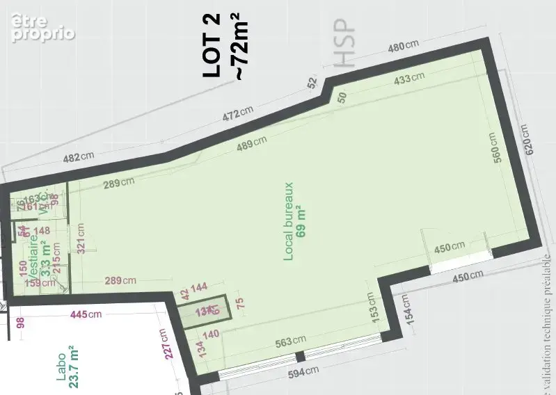 Commerce 72 m² à vendre à Guichen (35580) - photo 2