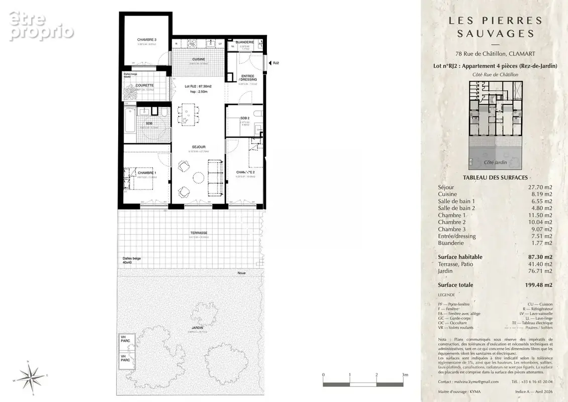 Appartement 4 pièces 87 m² à vendre à Chatillon (92320) - photo 4