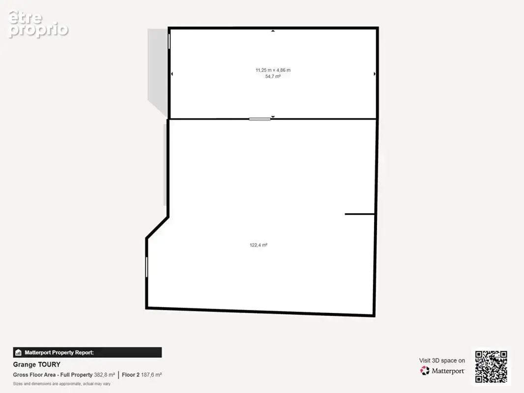 Grange de 190 m² avec jardin ? c?ur de toury - photo 9