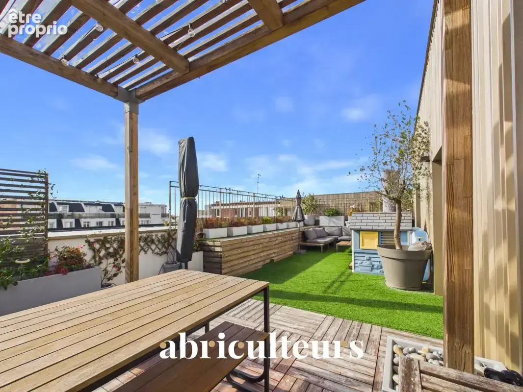 Superbe duplex esprit « maison sur le toit  » 96 m² + 70 m² de terrasses plein Sud en vente à Asnières-sur-Seine (92600) - photo 17