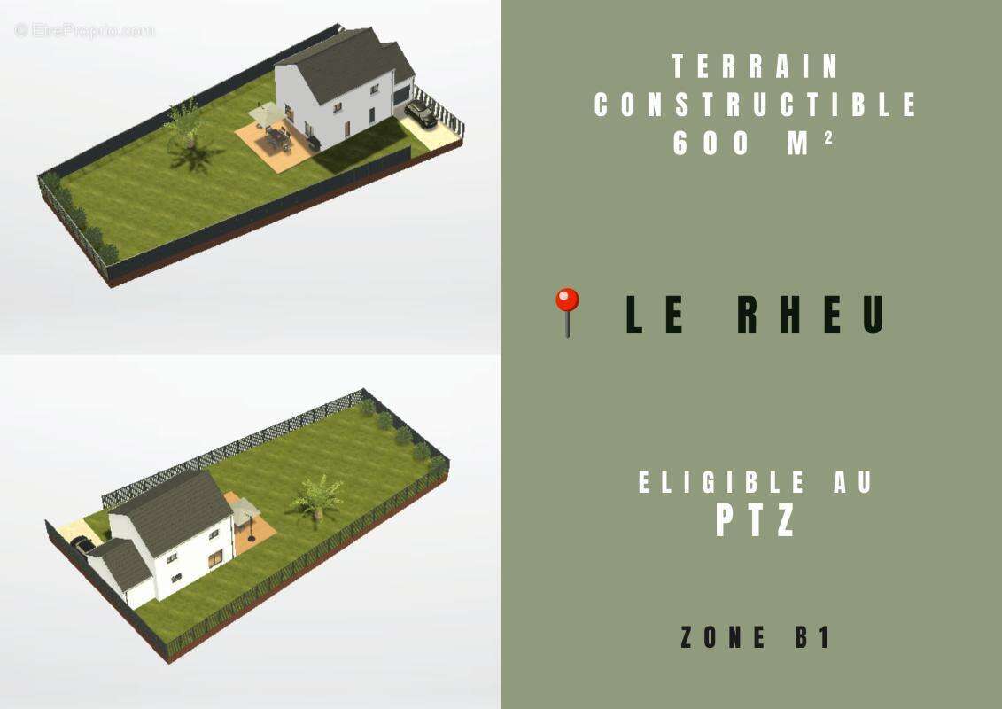 Terrain à LE RHEU