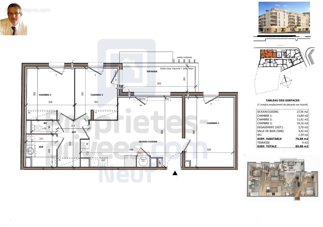 Appartement à BEZIERS