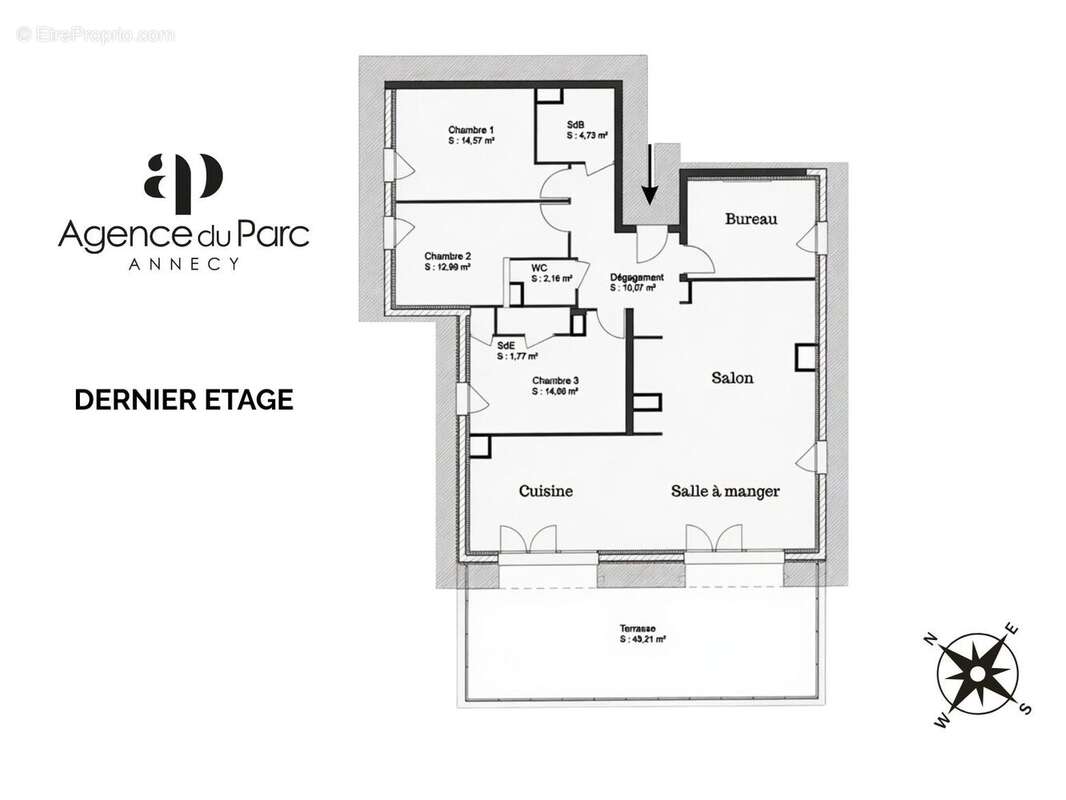 Appartement 130 m² à Allonzier-La-Caille  - photo 3