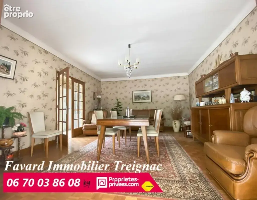 Maison  de 132 m²  4 chambres et  atelier 180 m²  + Jardin   TREIGNAC - photo 4