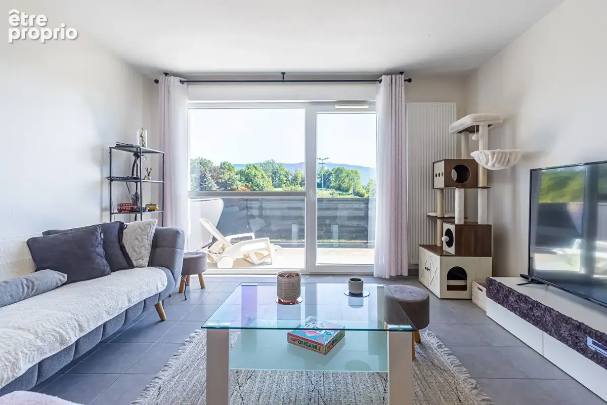 Agence immobiliere laforet - exclusivite - "calluna" - annecy / chavanod - appartement t2 de 47,87m² - cave - cellier - parking  - photo 2
