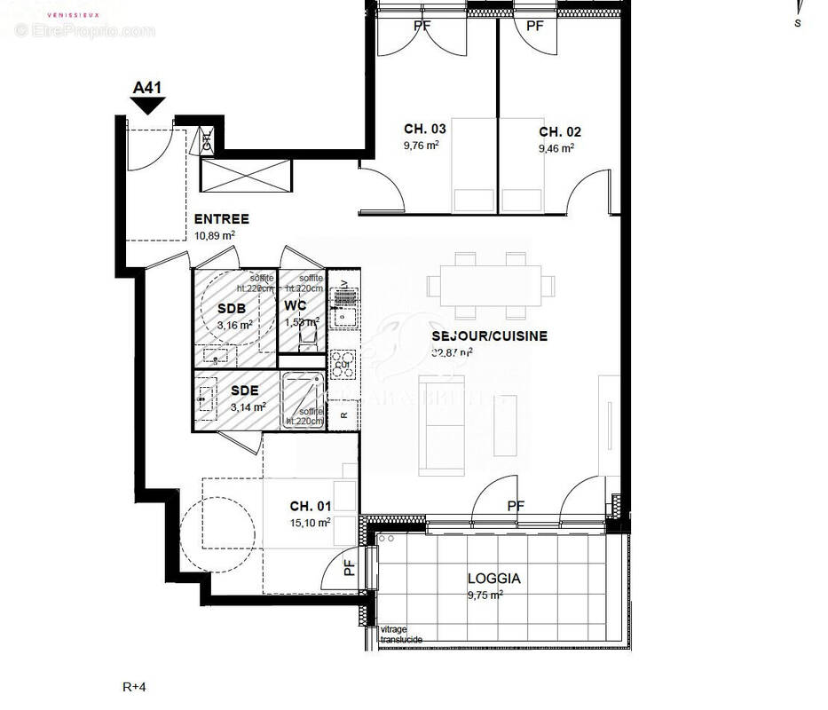 Appartement à VENISSIEUX