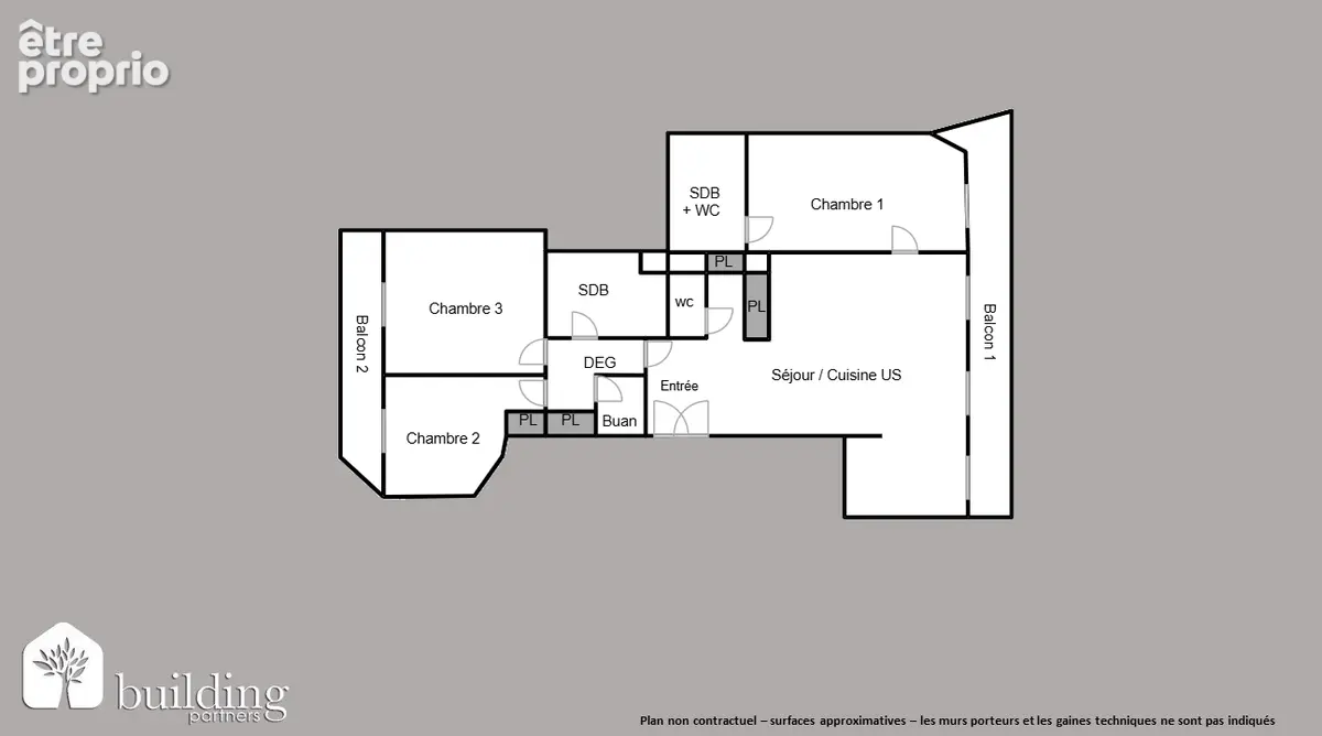 Full Pasteur - 4 pièces - 88.02 m² avec 16.80 m² de balcons - photo 2