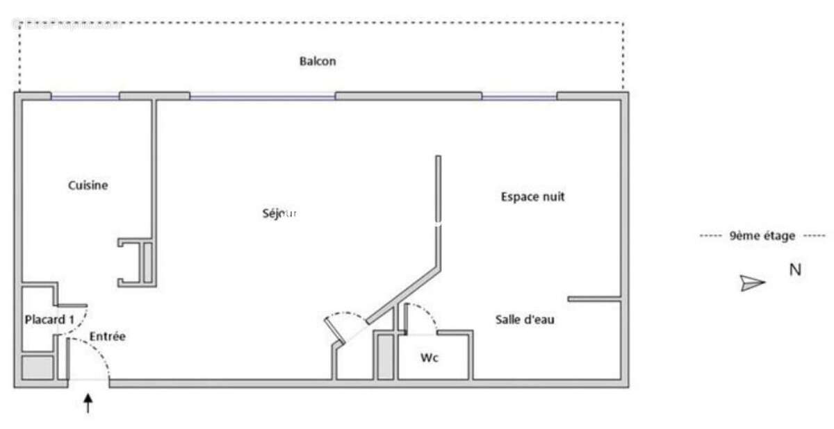 Appartement à PARIS-20E